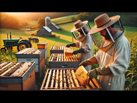 American Farmers Make Millions of Dollars from Beekeeping and Honey Harvesting.