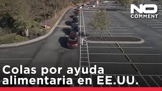 Cientos hacen cola por ayuda alimentaria ante la próxima congelación de fondos del SNAP en EE UU