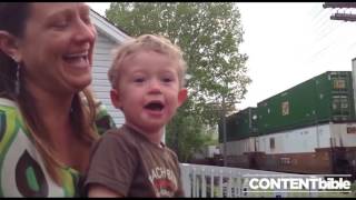 Engineer&#39;s Son Realizes His Dad is Driving Passing Train | CONTENTbible
