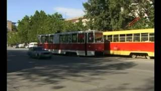 preview picture of video 'Tbilisi (Georgia) Tiflis / Tramway / Tram / Трамвай / ტრამვაი / Streetcar / Straßenbahn - 09.1999'