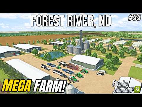 PREPARING 1200+ ACRES FOR YEAR 6 ON THE $5,000,000 MEGA PIG FARM! | Forest River, ND | FS25 #55