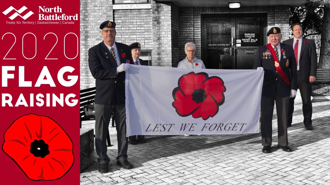 Lest We Forget 2020 Flag Raising