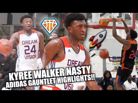 Kyree Walker BALLS OUT in Los Angeles with Dream Vision!! | Adidas Gauntlet Highlights