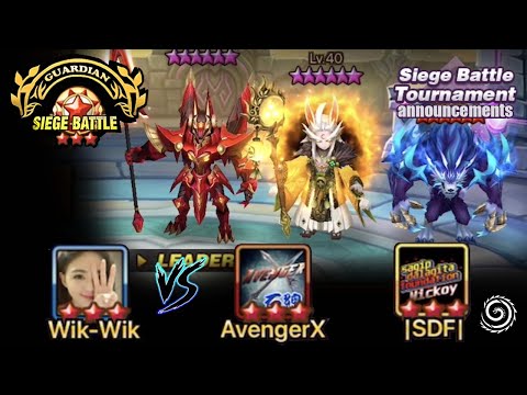 Beating the BEST META NB5 Defense of the month in a Top Tier 1v2 G3 Siege Battle - Summoners War