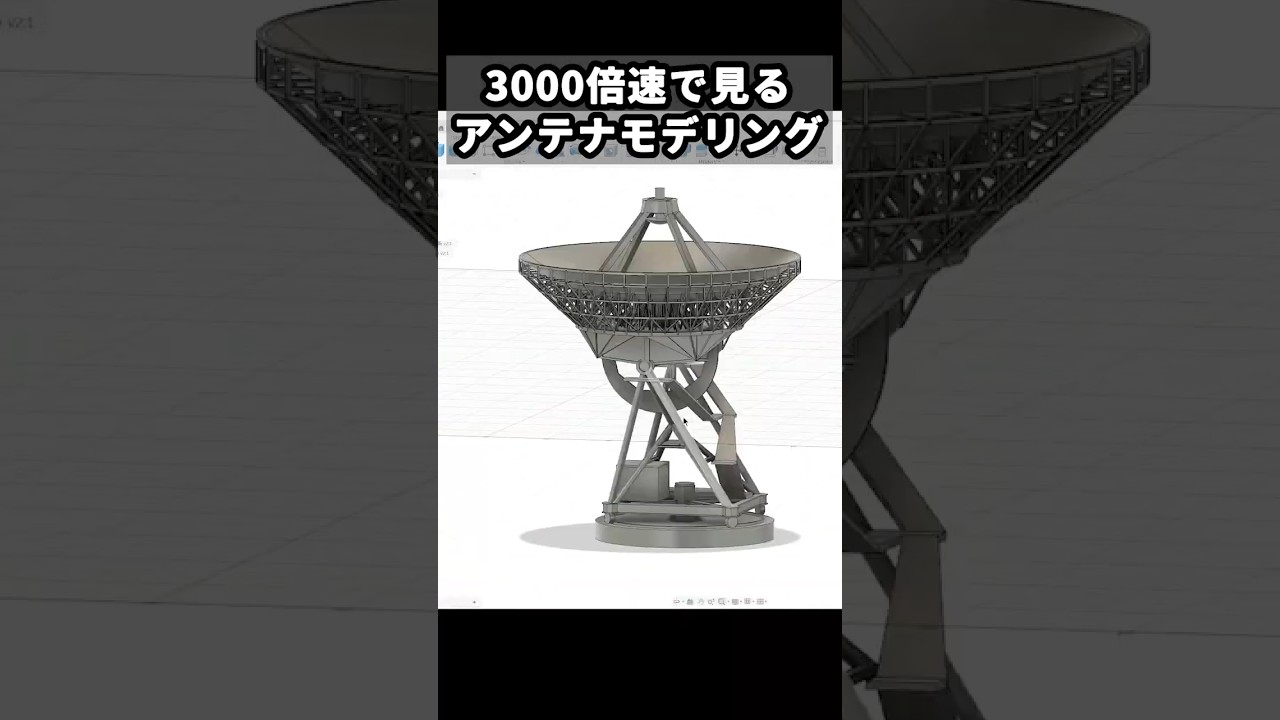 3000倍速で見るアンテナモデリング