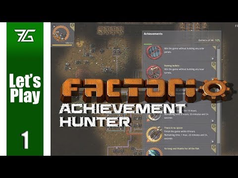 Factorio Achievement Hunter - Ep 1 Not Alone