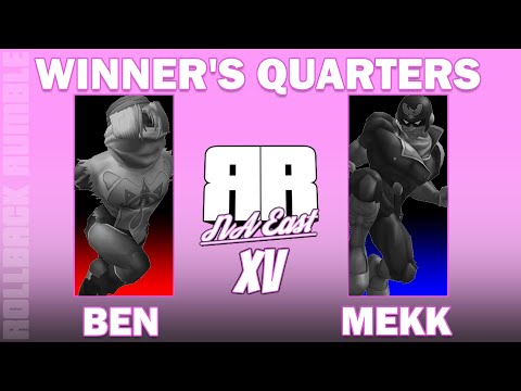 Ben (Sheik) vs Mekk (C.Falcon) | Winner's Quarters | Rollback Rumble: NA East 15