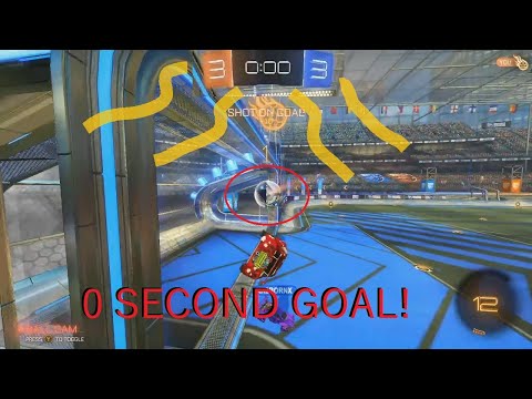 Ceiling Shot Double Tap 0 Second Goal FTW?!