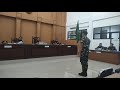 Sidang Pembacaan Dakwaan Terhadap Prada Yuwandi