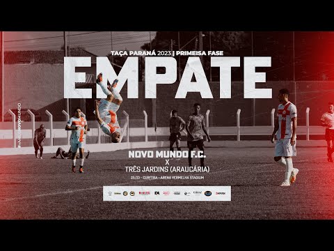 TUDO EMPATADO NA ARENA VERMELHÃO | NOVO MUNDO 1X1 TRÊS JARDINS (ARAUCÁRIA)