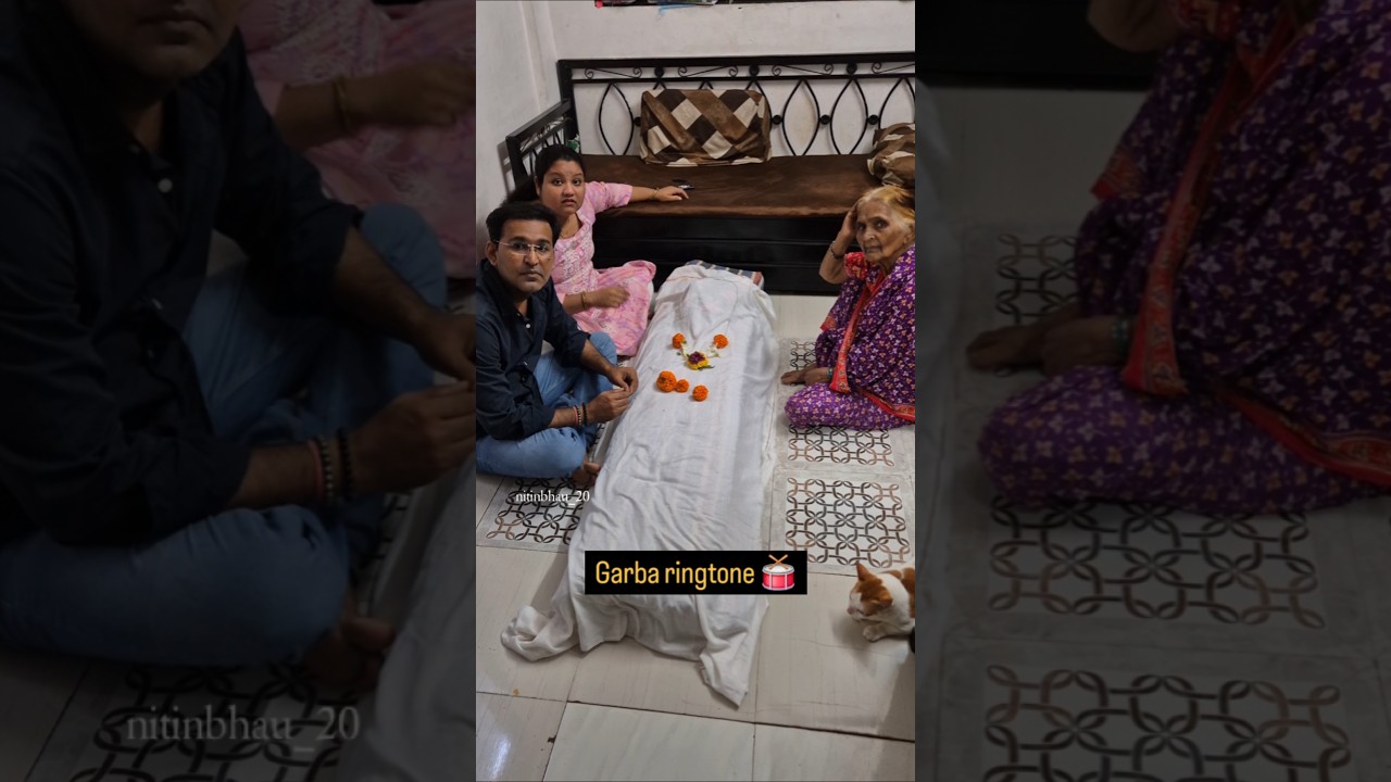 Garba ringtone 🥁 #comedy #couple #wife #reels #marathi  #short #shorts #culture #garba #ring #funny