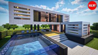 How to create a modern house in minecraft