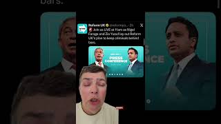Farage holds a repeat press conference #politics #politicalsatire #nigelfarage #reform