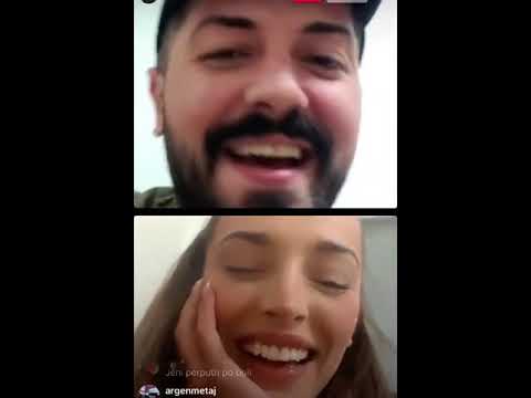 Ana Lleshi dhe Arsimi konfirmojne publikisht lidhjen e tyre🙈live ne instagram❤️ #perputhen #prp