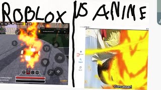 Seas battlegrounds Roblox vs Anime (Sanji)