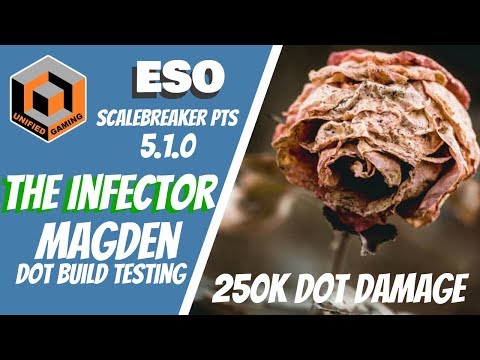 ESO Scalebreaker 5.1.0 PTS Magden The Infector Dot build concept
