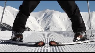 Учимся тормозить плугом на горных лыжах - Видео онлайн