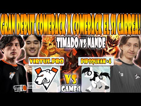 VIRTUS.PRO vs PIPSQUEAK+4 BO3[GAME 1]TIMADO, ABED, FLY VS NANDE, COPY- ESL ONE BIRMINGHAM 2026: WEU