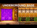 Minecraft: The ULTIMATE Secret Underground Survival Base [Tutorial]