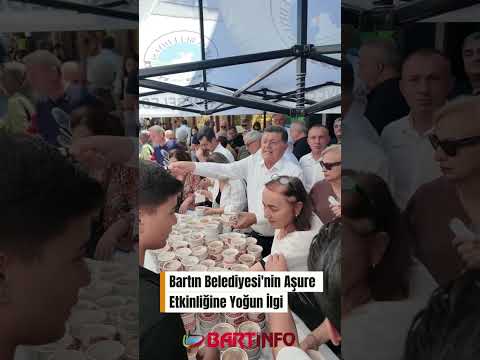 Bartın'da Vatandaşlara Aşure İkram Edildi