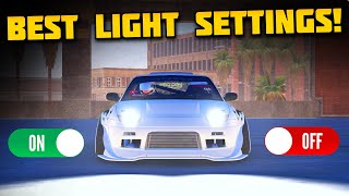 Turn Headlights ON/OFF + Best Settings! [CarX Drift Racing Online]