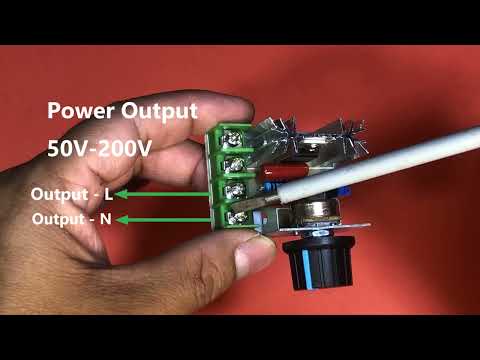 SCR 2000W AC 220V Voltage Regulator Motor Speed Controller