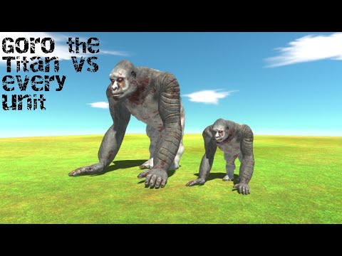 Goro the Titan vs every unit |Animal Revolt Battle Simulator