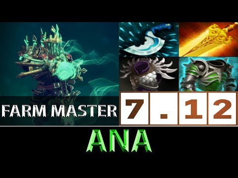 ana [Wraith King] Radiance Farm Master ► Dota 2 7.12