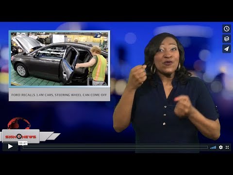 Ford recalls 1.4M cars, steering wheel can come off (ASL - 3.14.18)