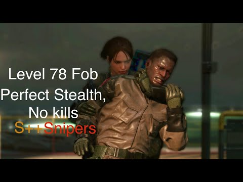 LEVEL 78 PERFECT STEALTH, NO KILLS FOB infiltration - MGSV