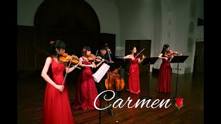 【卡門五朵花🌹】Fantasy on G. Bizet’s Carmen for 4 violins and double bass by Julian Milone