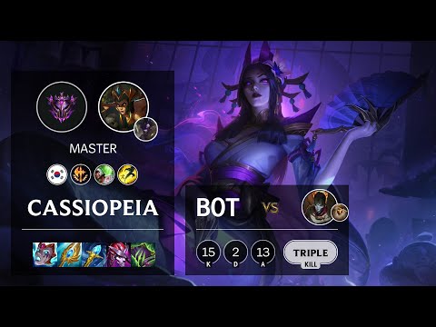 Cassiopeia Bot vs Jhin - KR Master Patch 10.23