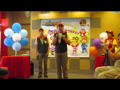 2015 Philippines Mr. Chisuwa's movie at Jollibee