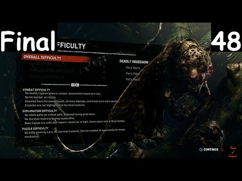 Shadow of the Tomb Raider (PS5 BC) Walkthrough Part 48 - Deadly Obsession - New Game Plus (Final)