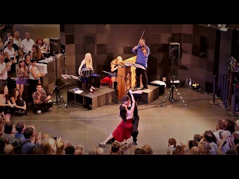  Santiago Hernandez  and  Juliana Aparicio  are  dancing  at  Contemporary Tango Festival  in  2016