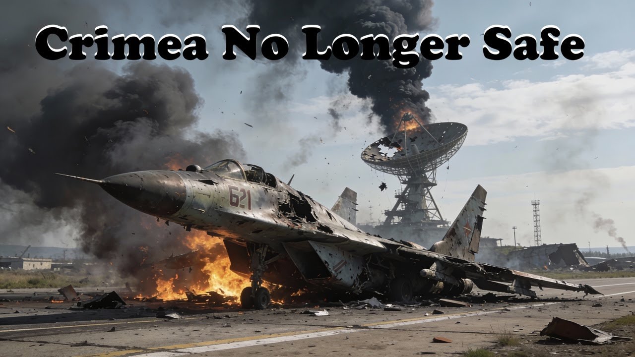 RUSSIAN AIR DEFENSES COLLAPSE! CRIMEA UNDER FIRE: MIG-31 AND S-400 RADARS HIT IN NIGHT STRIKE!
