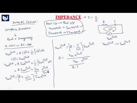 Impedance | RC Resistive circuit | Circuits Systems | Lec 39