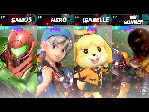 [Amiibo Training Cup - Round 2] Beams vs. Mixenmatch vs. Nottabelle vs. Sans