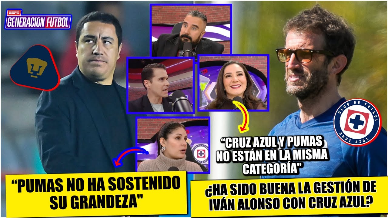 EN EL OJO DEL HURACÁN. Gestión de ALONSO con CRUZ AZUL es menos DESASTROSA que PUMAS | Generación F
