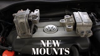 ENGINE + TRANS  MOUNTS REPLACEMENT| MK6 GTI