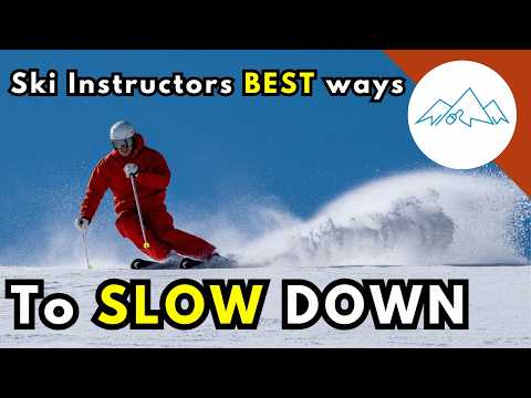 You Won't Believe How Easy it is to Slow Down on Skis | 3 Best tips how to slow down whilst skiing
