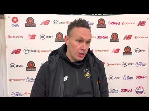 MANAGER REACTION - Leamington (H)
