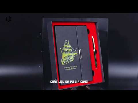 Video GiftSet Cao Cấp Sang Trọng Sổ Leon Dio Vươn Xa Biển Lớn - Bút Le Noble Starry Night