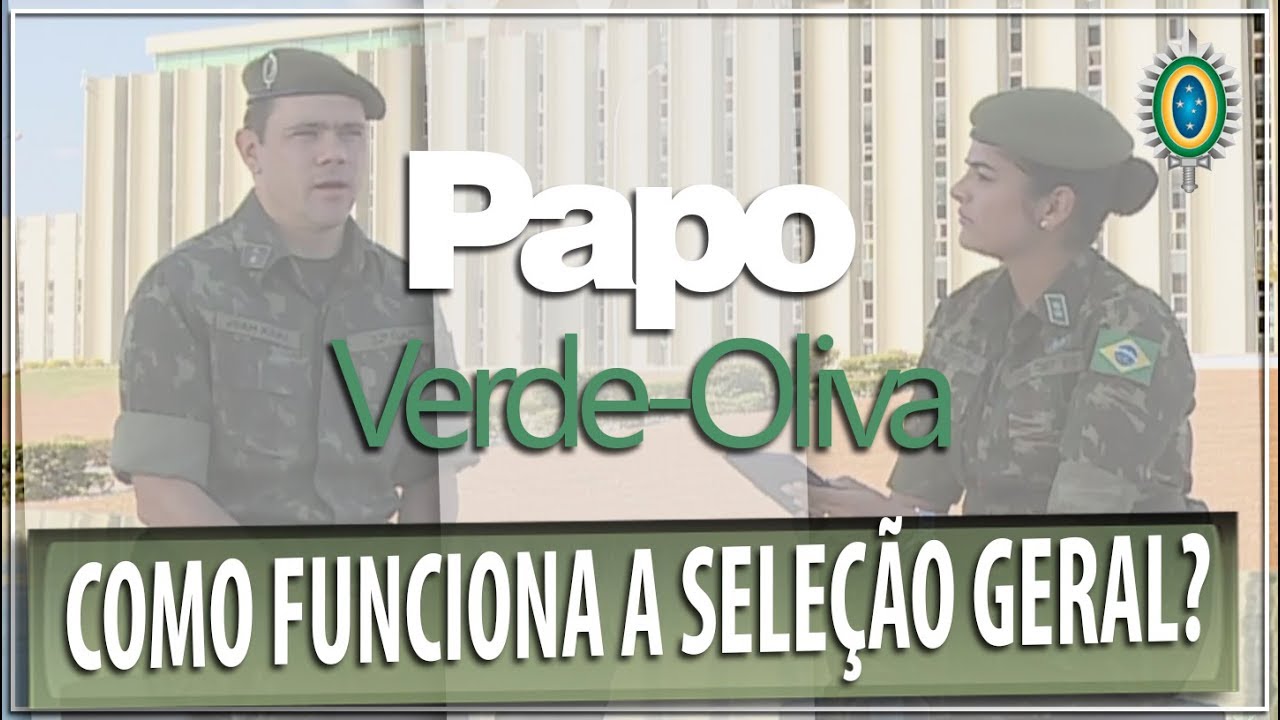 O que acontece após o alistamento? Saiba como funciona a Seleção Geral neste Papo Verde-Oliva