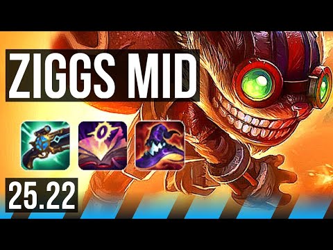 ZIGGS vs XERATH (MID) | 15/1/13, Legendary, 51k DMG | NA Master | 25.22