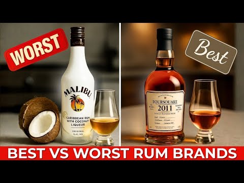 15 Famous Rum Brands Ranked Worst to Best!