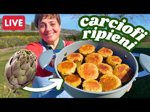 CARCIOFI RIPIENI E TANTE IDEE PER RICETTE CON I CARCIOFI IN DIRETTA - Fatto in Casa da Benedetta