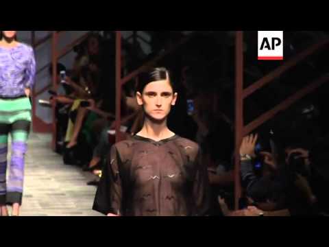 Missoni presents spring/summer women's collection at Milan Fashion Week