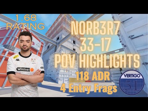 ⫷CS2 POV HIGHLIGHTS⫸ n0rb3r7 | BetBoom Dacha Belgrade 2024 | Virtus Pro vs MOUZ | Map2 Vertigo