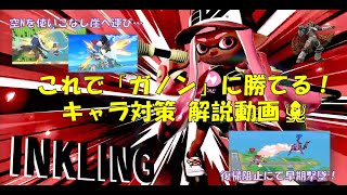 インクリング対戦動画【ガノン対策】